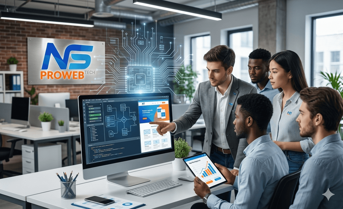 NSproWebtech Web Development Team in Prayagraj
