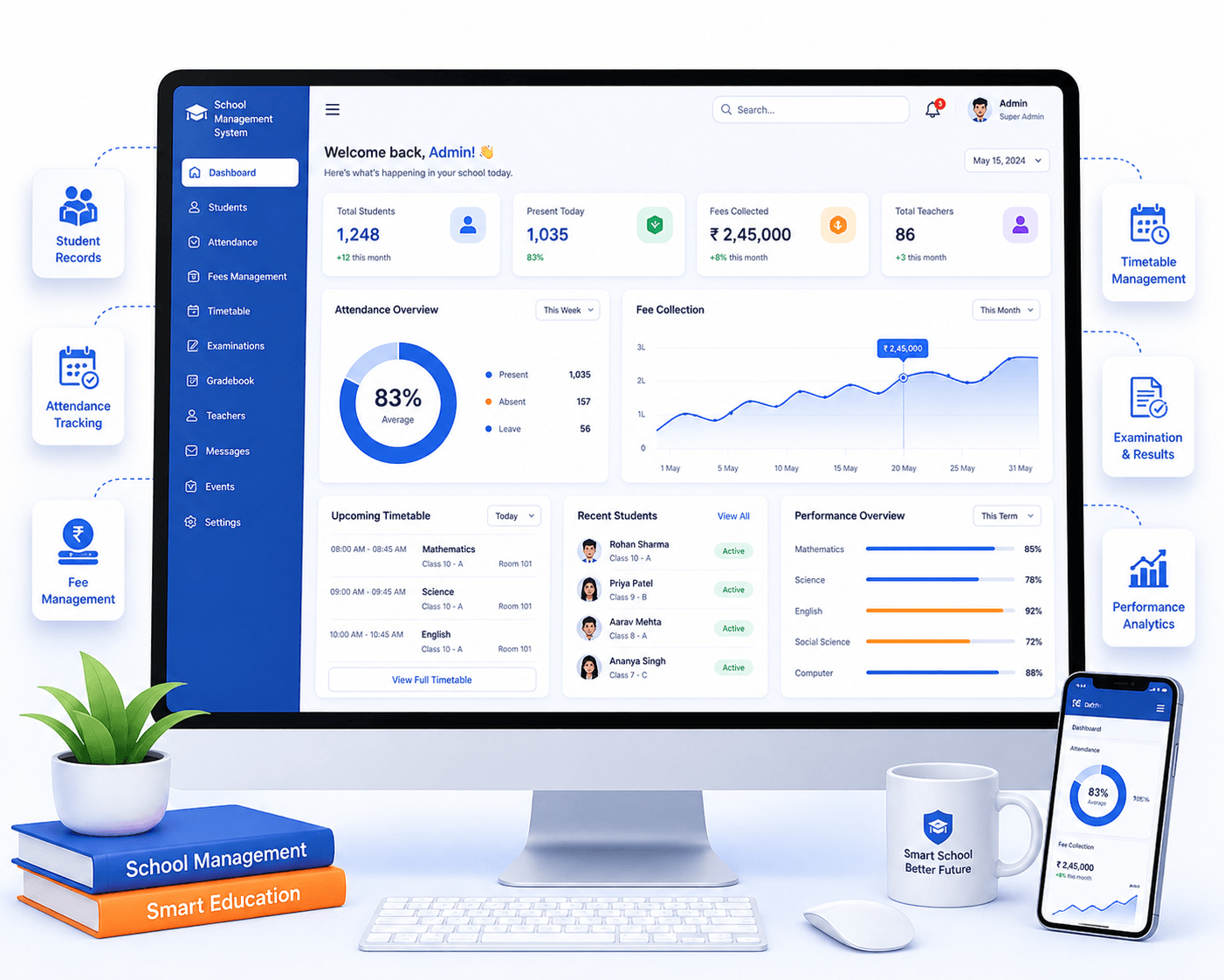 School Management System Website