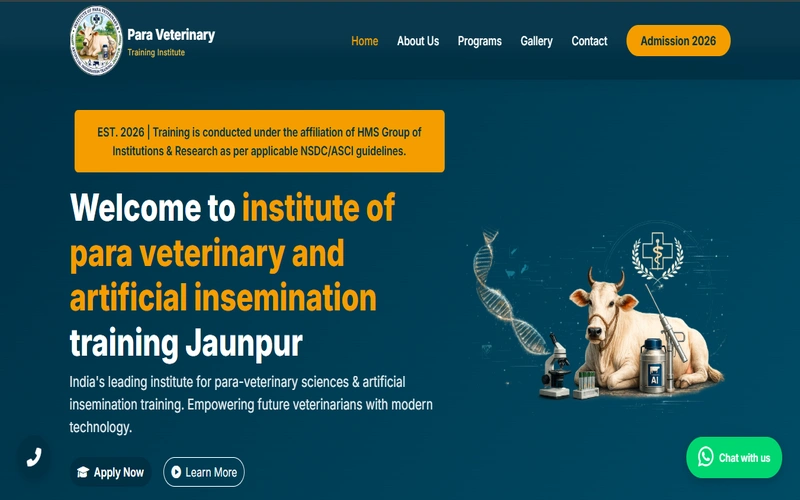 IPVAIT - Para Veterinary & Vocational Training Institute Portal