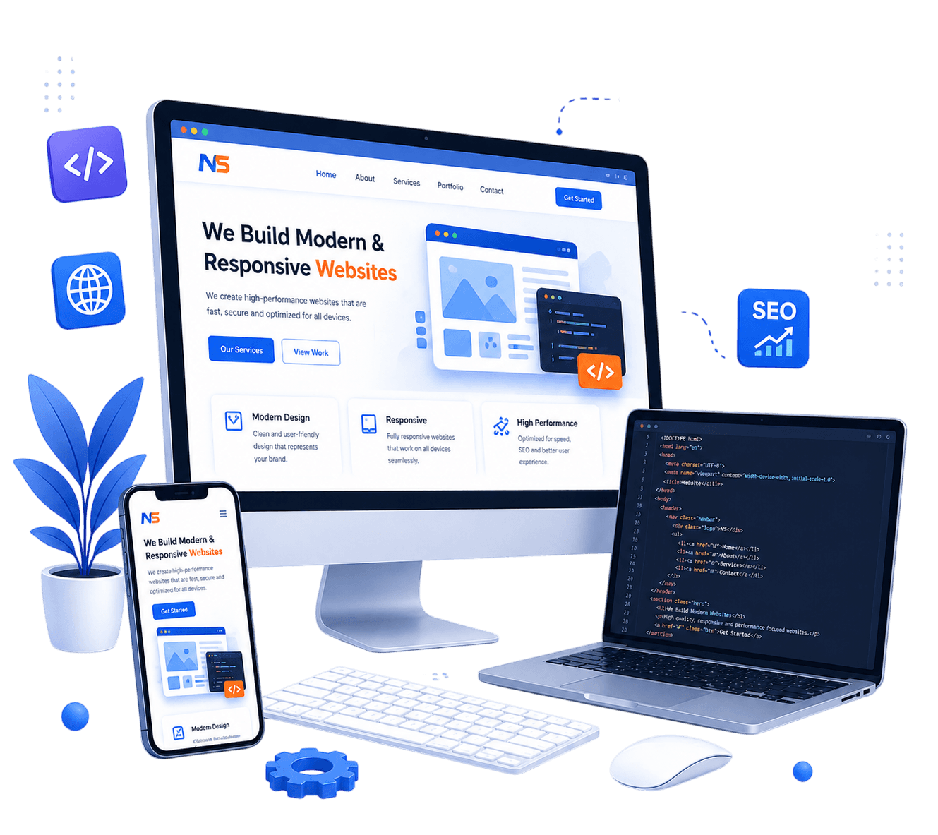 Web Development Services by NSproWebtech Prayagraj